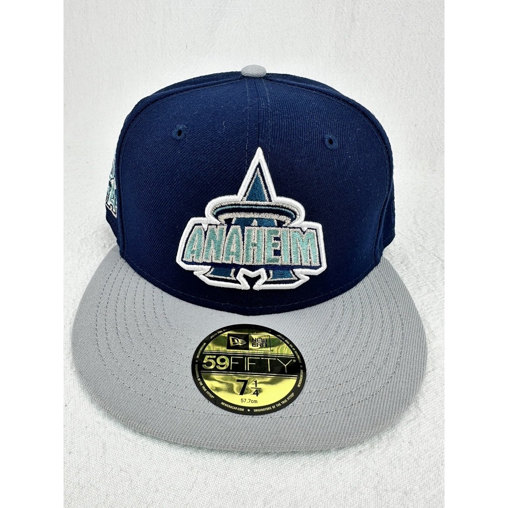 NEW ERA 5950 59FIFTY ANAHEIM ANGELS FITTED HAT SIDE PATCH 7-1/4